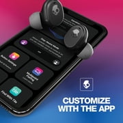 Skullcandy Mod TWS Bluetooth In-Ear Earbuds with Mic and Charging Case, Clear Voice, up to 34 Hours Play Time, IP55 Sweat/Water-Resistant , True Black