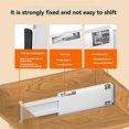 thumbnail image 5 of 5 Pack Drawer Dividers for Clothes, 11.02inch-17.52inch Adjustable Drawer Organizers 4.13inch High, 5 of 5