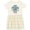 Natural with Stripes, variant on Inktastic Happy Birthday, Mommy I'm the Best Ever in Blue Girls Toddler Dress