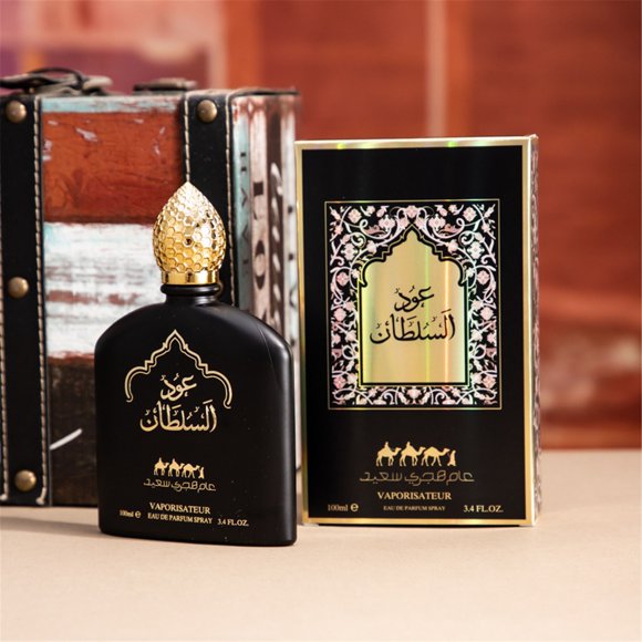 Oud Al Sultan Unisex Perfume - Middle Arabia Scent, Long-Lasting Fragrance, Light Musk, Sensual Aroma, Fresh Scent, Travel Friendly, Gift for Couples, 3.4 fl oz