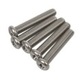 thumbnail image 1 of sourcingmap M8 x 45mm Vis de Machine Croix en Acier Inoxydable 304 5 Pcs, 1 of 1