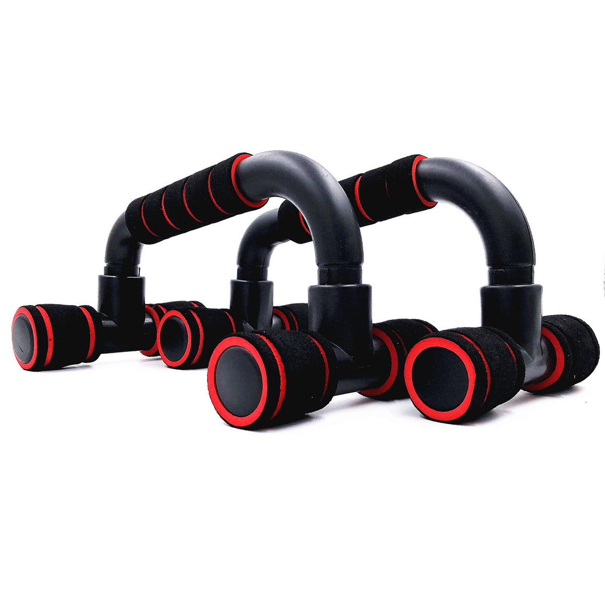 1 Pair Push Up Bars Press Up Bar Foam Handle Exercise Pushup Chest Arms Fitness Push-up Rack Bar Support Steel Pipe Stand