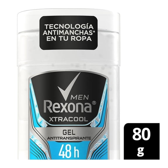 Desodorante antitranspirante Rexona Xtracool en gel para hombre 80 g
