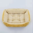 thumbnail image 3 of Pet Cat Dog Bed Cozy Square Plush Kennel Puppy Sofa Bed Small Large Dog Sleep Pad Portable Pet Bed Nest Pet Supplies Accessories ShopWise Round, 3 of 19