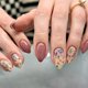 thumbnail image 1 of Uñas postizas MAOTTIE acrílicas almendradas florales, 30 piezas, 1 of 7