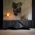 thumbnail image 2 of LaModaHome Exclusive Leaves In Frame Metal Wall Art Decor – Durable & Artistic Metal Wall Art for Home and Office Decor, Perfect for Any Interior Design Aesthetic, 2 of 4