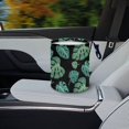 thumbnail image 4 of TRAHOO-Tropical Palm Leaves Car Trash Can Collapsible Back Seat, Front Console, Floor, or Hanging Headrest Waste Basket - Car Garbage Accessory Portable Car Trash Can Car Decoration, 4 of 4