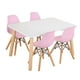 thumbnail image 1 of Mesa Rectangular - Cuatro sillas Berlín (Rosa), 1 of 1