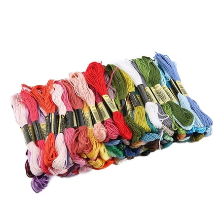Fyydes Fils Au Point 100 Echeveaux Arc En Couleur Broderie Floss Lot Fils Au Point De Croix Avec Kit D Accessoires De Couture Fils A Broder Walmart Canada