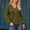 Green, variant on ClodeEU Womens Henley Sweater Tops,Solid Color Button V-neck,Casual Pullover Long Sleeved Top Black,Womens Plus XXL