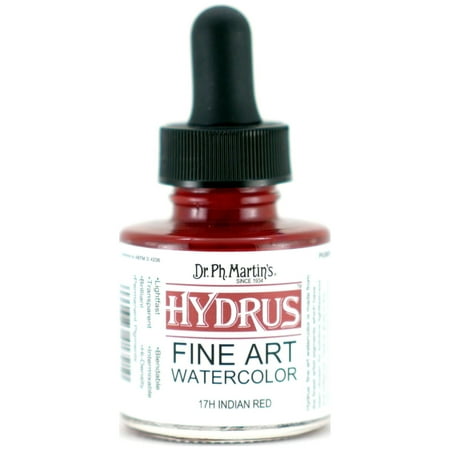 UPC: 0090385417210 | Dr. Ph. Martin s Hydrus Fine Art Watercolor  1.0 oz  Indian Red (17H)