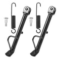 thumbnail image 1 of 2 Sets Motorcycle Kickstand Universal Motorcycle Side Stand Kickstand Easy Installation Kickstand with Spring and Screws for Dirt Bikes Electric Scooters and Motorcycle, 1 of 4