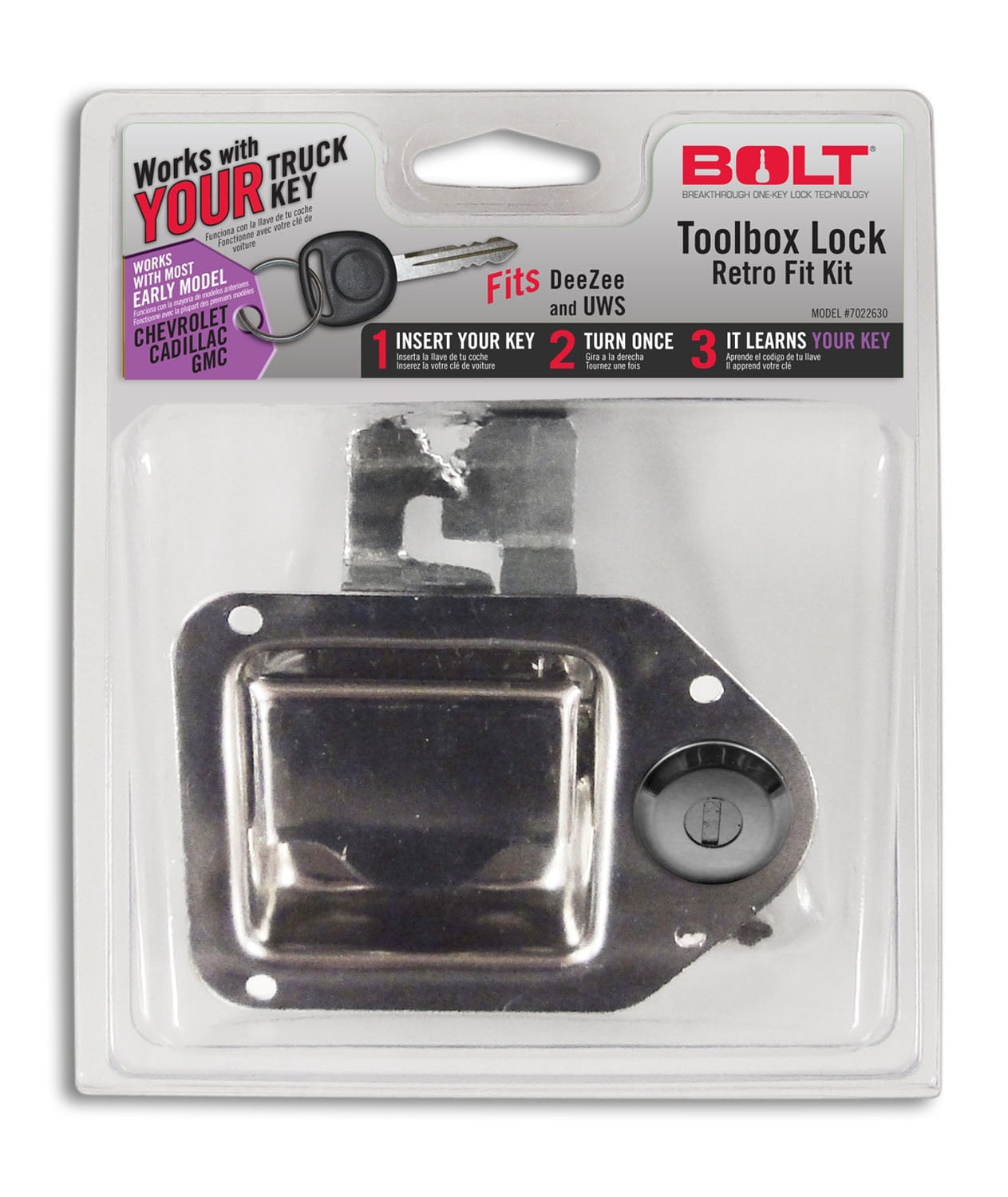 BOLT Lock 7022696 Locking Tool Box Latch