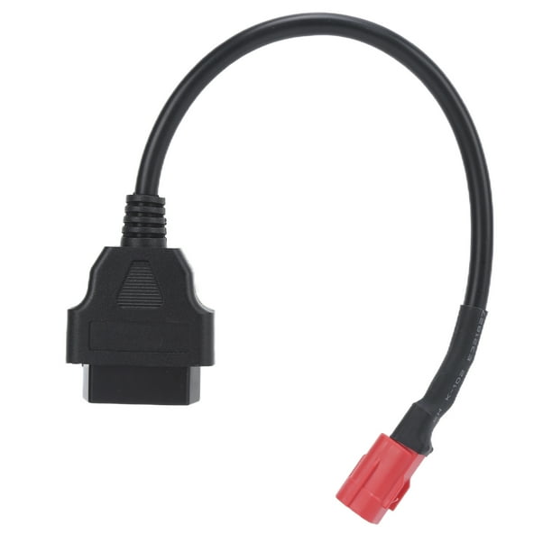 Cable OBD, adaptador de diagnóstico OBD de 16 pines para motocicleta, cable de diagnóstico optimizado para la excelencia