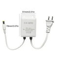 thumbnail image 6 of Pebbuoy 12V 2A Waterproof Power Adapter Charger for Security Camera Stable Output 100-240V EU/US Reliable Security Camera Power Supply, 6 of 8
