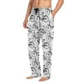 thumbnail image 5 of joogoo Men's Pajama Pants Retro Bicycles Soft Long Sleep Lounge Pjs Bottoms L, 5 of 7