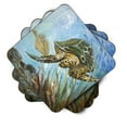 thumbnail image 2 of Carolines Treasures JMK1261FC Loggerhead Sea Turtle Foam Coaster Set of 4 3 1/2 x 3 1/2 multicolor, 2 of 3