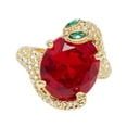 thumbnail image 4 of Anillo de serpiente para mujer, accesorio de disfraz, joyería para festivales, Halloween, cumpleaños, 4 of 8