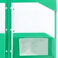 thumbnail image 5 of Five Star 2-Pocket Stay-Put Plastic Folder, Green (37451), 5 of 8