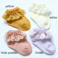 thumbnail image 2 of Infant Baby Girl Kid Sock Frilly Lace Socks Ankle Sock Princess Socks, 2 of 5