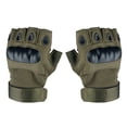 thumbnail image 1 of Guantes de medio para hombre Guantes deportivos con nudillos duros para Sunnimix Guantes de medio dedo para exteriores, 1 of 6