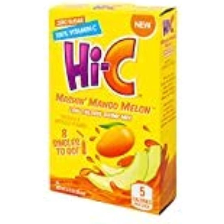Generic Brand Hi-C Mashin Mango Melon Zero Sugar, On-the-Go Drink