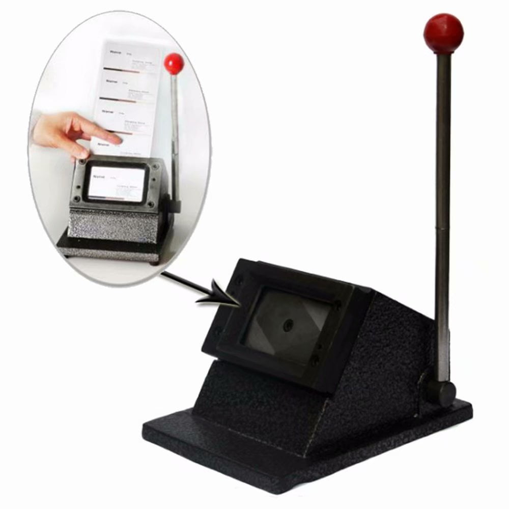 86 x 54mm Heavy Duty Passport Photo ID Manual Die Cutter Punch Credit