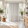 thumbnail image 5 of SUNALLY Shower Curtain Rod, Adjustable 32-75 inch Spring Tension Curtain Rods for Bathroom, No Drilling Rustproof Non-Slip Stainless Steel Rod, Brush Nicke, 5 of 7