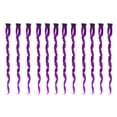 thumbnail image 1 of 12pcs Long Curly Hair Extend Purple Clip in Hair Extensions Hair Pieces Fashion Hairpieces (Random Color), 1 of 5