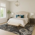 thumbnail image 6 of Addison Rugs Chantille Indoor/Outdoor Transitional Geometric Black Machine Washable Rectangle Rug, 10' x 14', 6 of 8