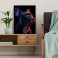 thumbnail image 5 of French Bulldog Neon Pop Art Canvas Print, Trendy Pet Wall Art for Living Room Bedroom Office Cafe Home Decor, 5 of 8