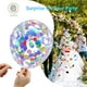 thumbnail image 5 of Globos de látex Bezente Rainbow Multicolor Confeti 30 cm 60 unidades, 5 of 7