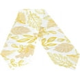 thumbnail image 2 of SKYSONIC Rectangle Bright Leaves in Fall Colors Printed Table Runner 13x90in for Wedding Birthday Holiday, 2 of 5
