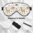 thumbnail image 5 of Disketp Cute Little Animals Print Sleep Mask-Eye Mask for Sleeping,Comfortable & Super Soft Eye Mask with Adjustable Strap,Travel Eye Mask, 5 of 7