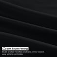 thumbnail image 2 of softan Full Size Sheet Set - Soft Full Bed Sheets - Brushed Microfiber Double Sheet Set 15" Deep Pockets - Breathable 4 Pieces Sheet Set for Full Bed - Bedding Sheets & Pillowcases, Black, 2 of 5
