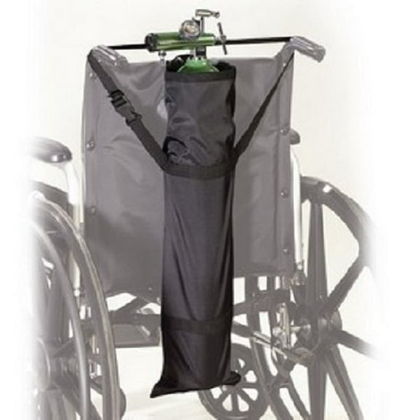 Healthline Trading Deluxe Wheelchair Carry Pouch for Oxygen Cylinders