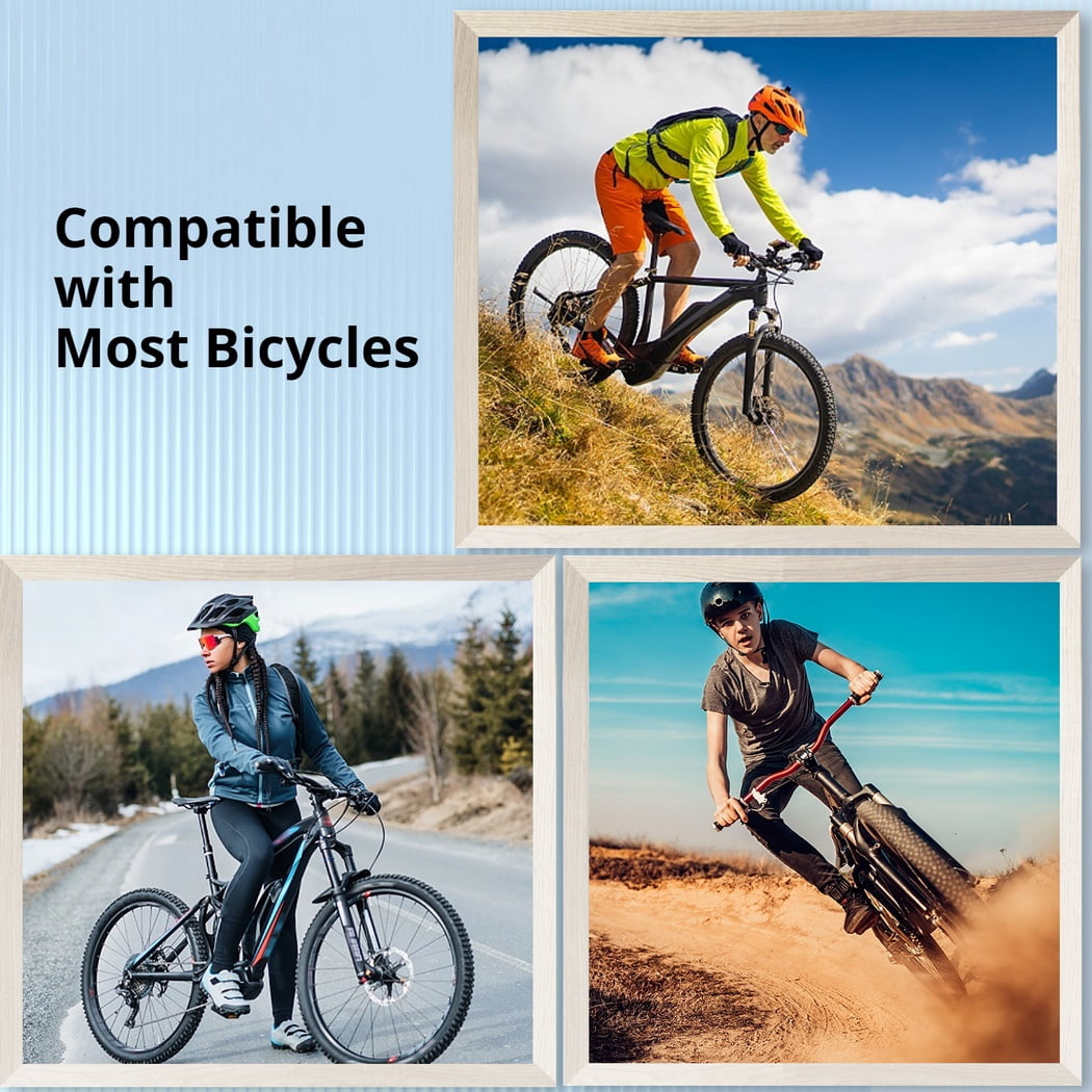 2PCS Mountain Bike Tires 26" X 1.95" with 2PCS Bike Tubes 26" X 1.9"-2.125" AV 32mm Valve, Beach Cruiser Bike Replacement Tires & Tubes, Puncture-Resistant Bicycle Tires