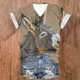 thumbnail image 1 of Fiudx Liquidación de Ofertas Flash Moda Mujer Casual Cuello En V Blusa Sólida Manga Corta Camiseta Verano Tops, 1 of 3