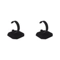 thumbnail image 2 of jesticaly Watch Display Holder Telescopic C-Type Velvet Home Bracelet Stand Black 2Set, 2 of 6