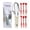 Beige, variant on SomWiBe 3-in-1 Watermelon Cutter, Stainless Steel Fruit Slicer Tool with Hidden Fork, Mango Pineapple Handheld Fruit Cutter for Kitchen, Picnic, Home, Summer Fruit Prep