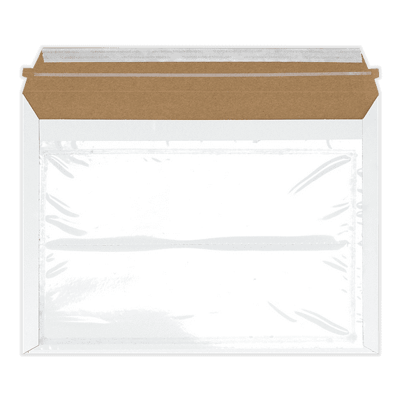 LUXPaper 9 1/2 x 12 1/2 Cardboard Mailers, White, 500/Pack