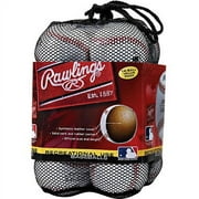 (12 Pack) Rawlings Official League Recreational Use CROLB Baseballs in Mesh Bag (10 & Under)