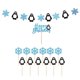 thumbnail image 1 of Winter Theme Snowflake Paper Party Banners Decorations for Events 14Pcs, 1 of 3