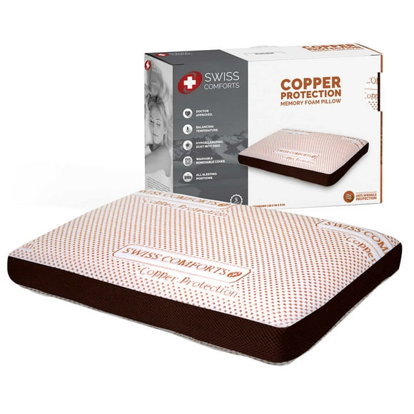 Copper-Infused Memory Foam Pillow