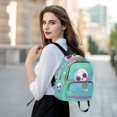 thumbnail image 6 of JIALIOU Mini Backpack Purse for Women Quilted Casual Daypack Small Travel Shoulder Bag, Cute Cartoon Skeleton Dancing, 6 of 7