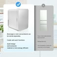 thumbnail image 4 of 8L Mini Fridge Portable Thermoelectric Cooler & Warmer Compact Refrigerators for Food, Drinks, Skincare, Office Desk, RV, Apartment, 4 of 8