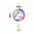 thumbnail image 3 of 15.4'' x 15.4'' Cheerful Unicorn Themed Piñata for Birthday Parties, 3 of 8
