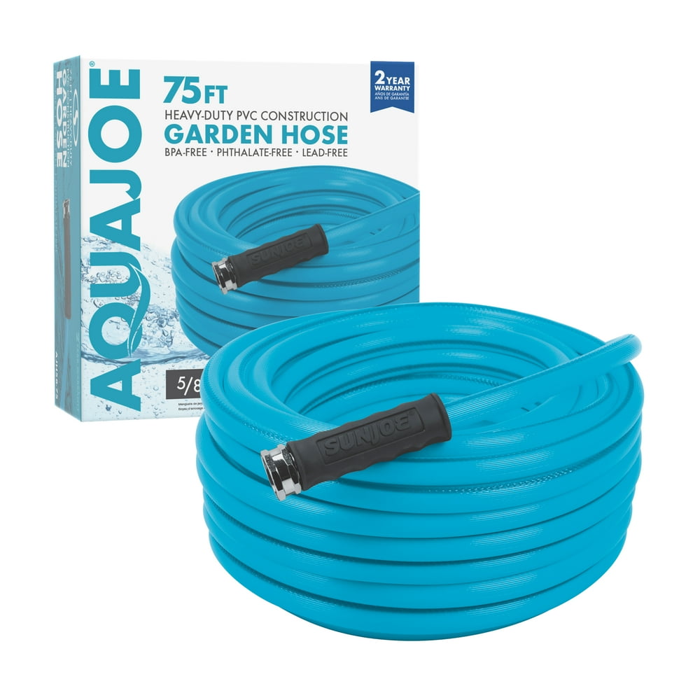 Aqua Joe AJH5875 HeavyDuty Garden Hose , 75Foot , 5/8Inch Flow