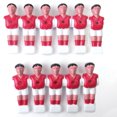 thumbnail image 1 of 11 Uds. De futbolín para hombre, futbolín, pieza de de fútbol, accesorios para de 4,3 pulgadas rojo Sharpla Reemplazos de futbolín, 1 of 8