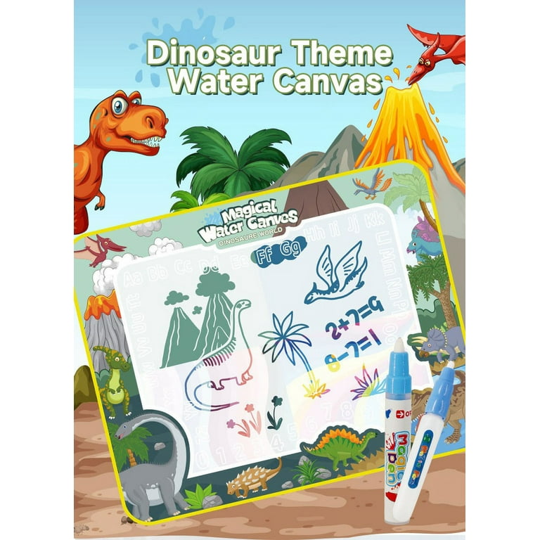 Doodle Drawing Mat 40 x 32 inch Large Aqua Magic Water Drawing Mat Toy  Gifts for Boys Girls Kids Painting Writing Pad Educational Learning Toys  for